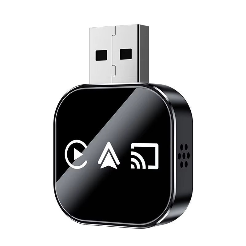 New Style Upgrade 3 in 1 Wireless Carplay Mirror Link Adapter Instant Wired to Wireless Conversion Plug & Play for Wired Carplay