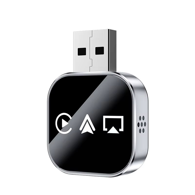 New Style Upgrade 3 in 1 Wireless Carplay Mirror Link Adapter Instant Wired to Wireless Conversion Plug & Play for Wired Carplay