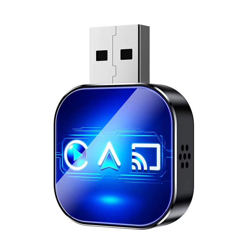 New Style Upgrade 3 in 1 Wireless Carplay Mirror Link Adapter Instant Wired to Wireless Conversion Plug & Play for Wired Carplay