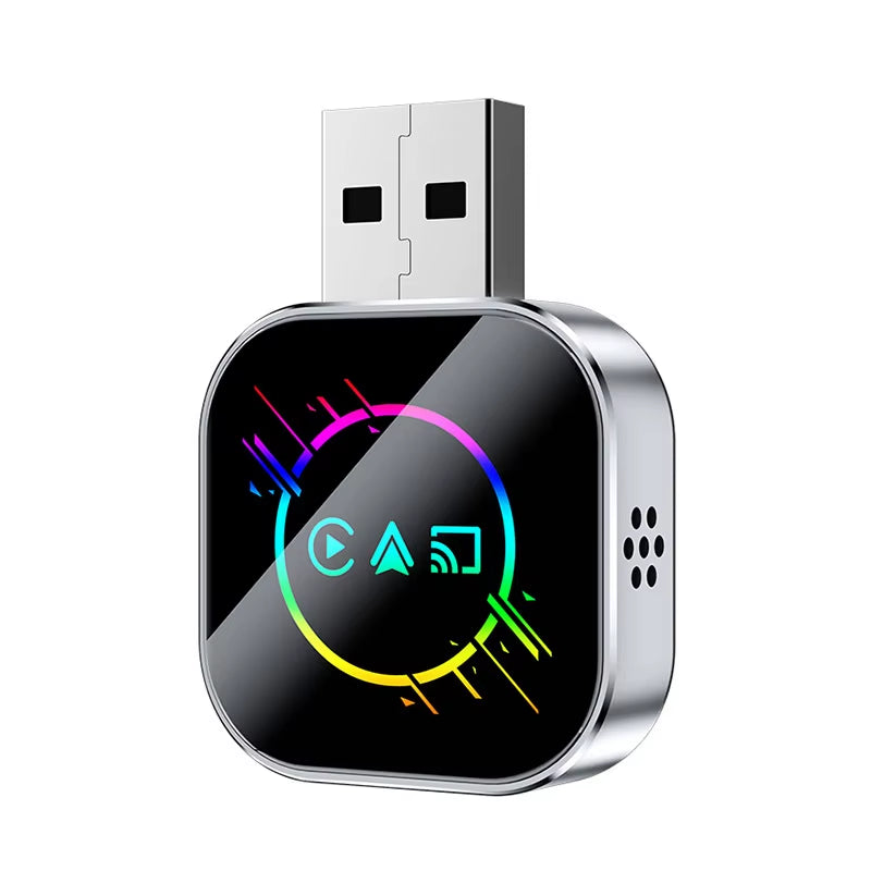 New Style Upgrade 3 in 1 Wireless Carplay Mirror Link Adapter Instant Wired to Wireless Conversion Plug & Play for Wired Carplay