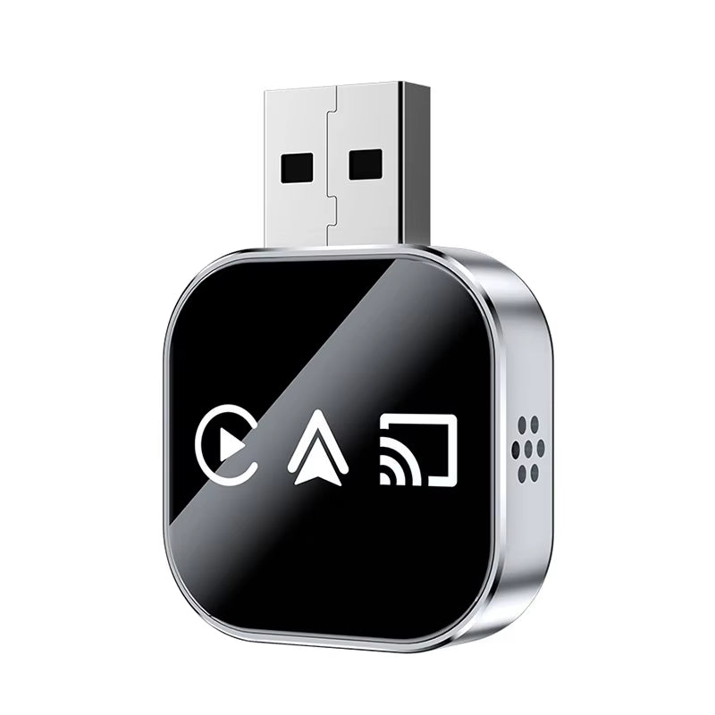 New Style Upgrade 3 in 1 Wireless Carplay Mirror Link Adapter Instant Wired to Wireless Conversion Plug & Play for Wired Carplay